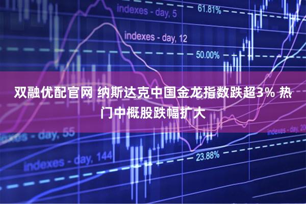 双融优配官网 纳斯达克中国金龙指数跌超3% 热门中概股跌幅扩大