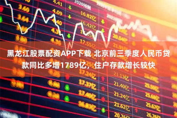 黑龙江股票配资APP下载 北京前三季度人民币贷款同比多增1789亿，住户存款增长较快